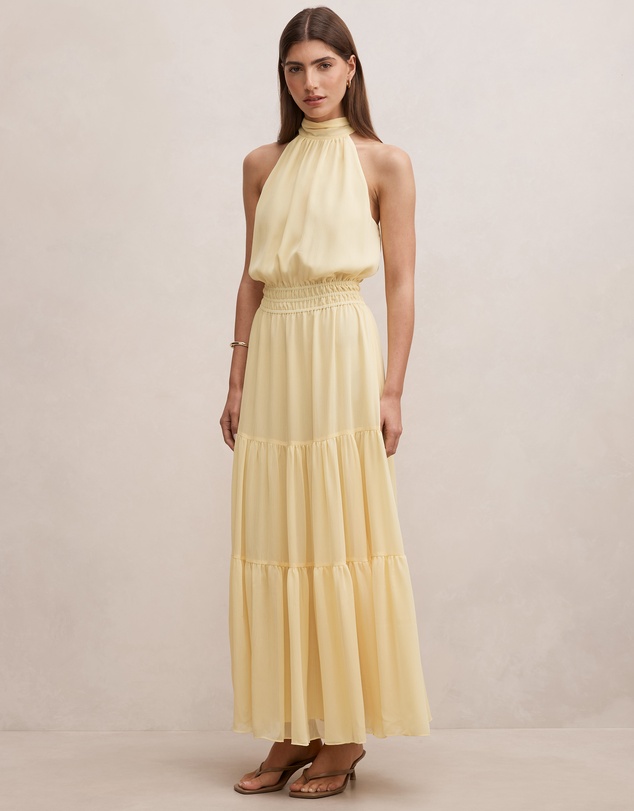 Forever New - Lauren Tiered Halter Neck Maxi Dress