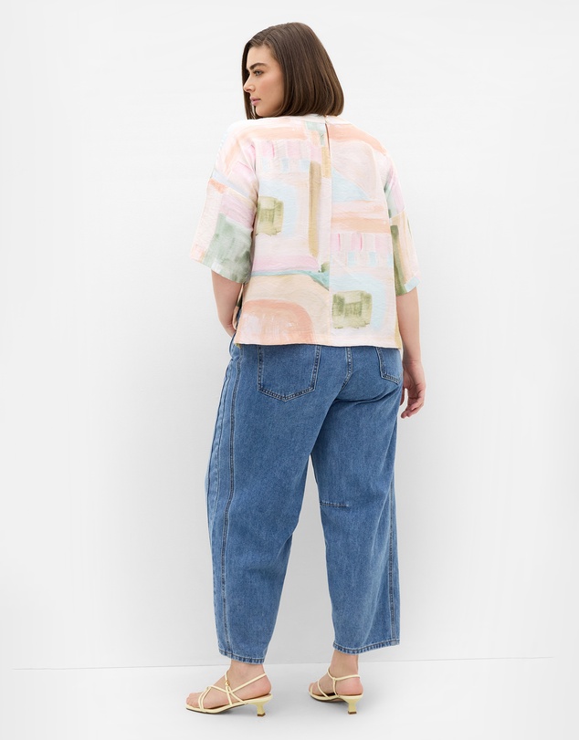 City Chic - Alexi Trance Print Top
