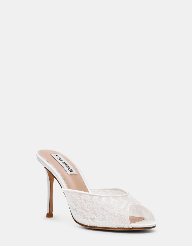 Steve Madden - Rollout-L White Heels