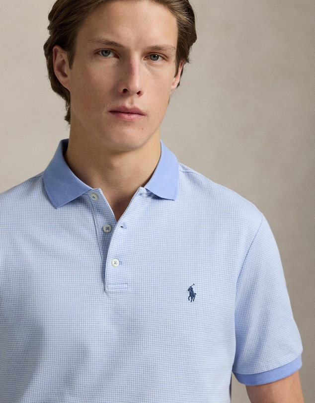 Polo Ralph Lauren - ICONIC EXCLUSIVE - Custom Slim Fit Houndstooth Polo Shirt