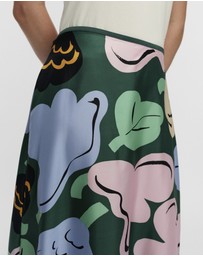 Marimekko - Koostumus Kukasta Kukkaan Silk skirt