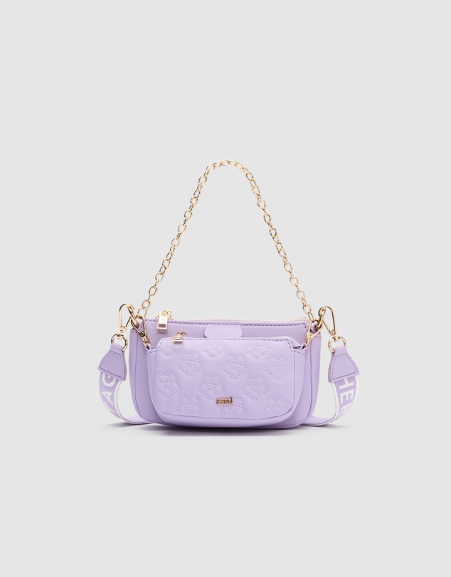 Seed Heritage - Quilted Flower Hybrid Cross Body Bag