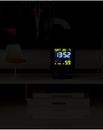 Newgate - Newgate Monolith Lcd Alarm Clock Black