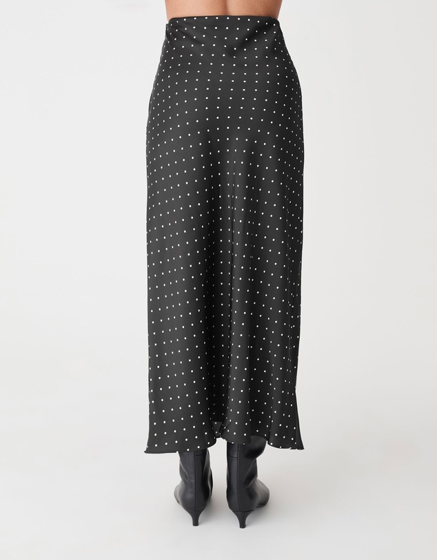Forcast - Courtney Bias Satin Skirt