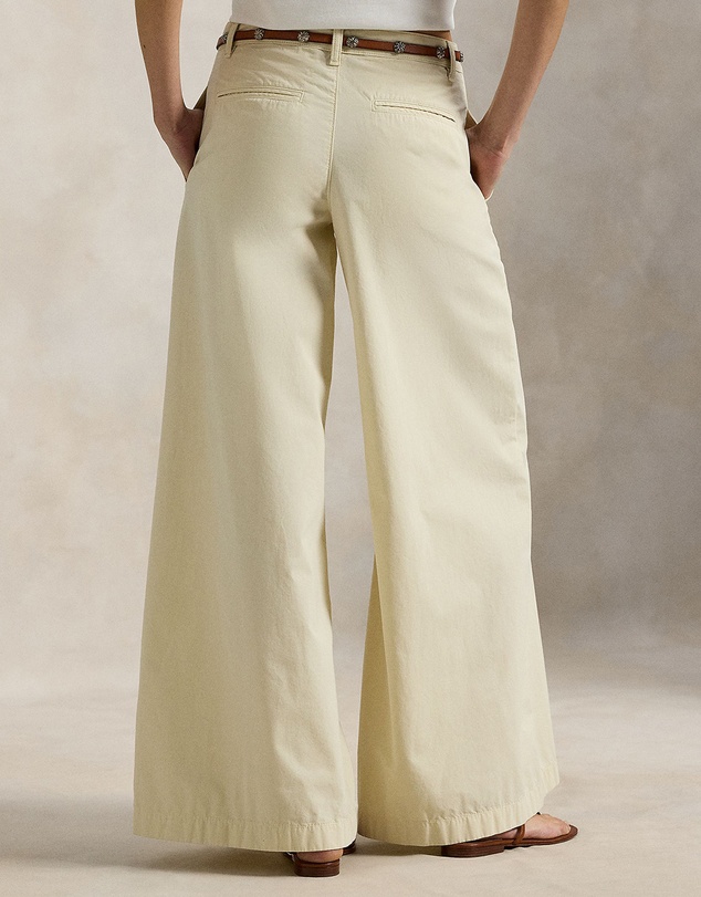 Polo Ralph Lauren - Cotton Relaxed Wide-Leg Pants