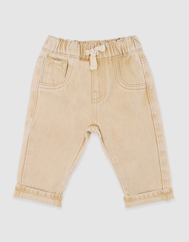 Bebe by Minihaha - Winnie Neutral Pull On Jeans