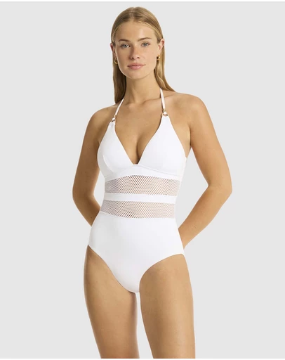 Sea Level Australia - Drift Longline Halter One Piece