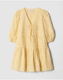 & Other Stories - Embroidered Mini Dress