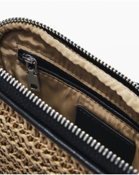 Desigual - S logo raffia wallet
