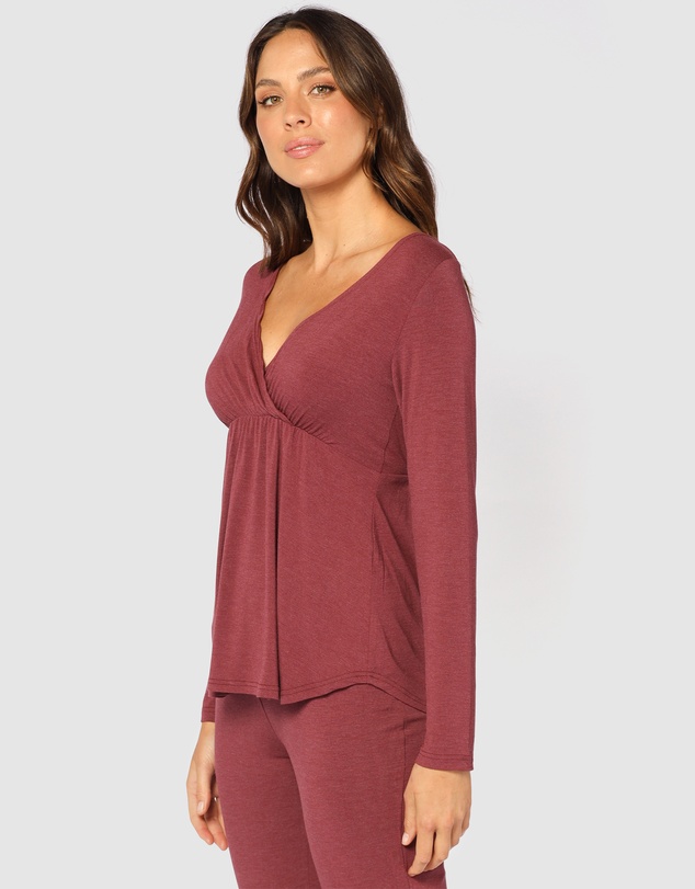 Bamboo Body - Cross Front PJ Top