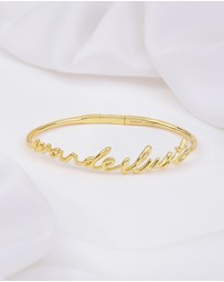 Wanderlust + Co - Wanderlust Gold Bangle