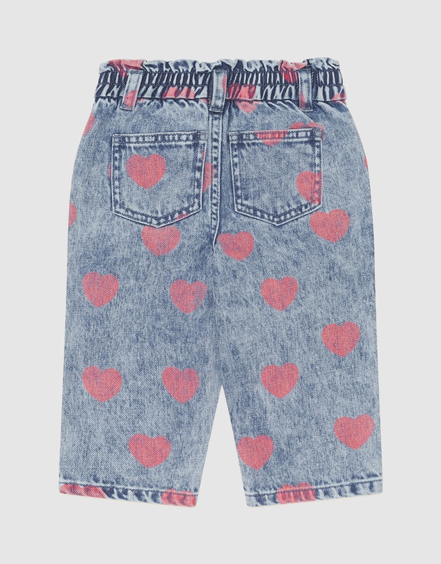 Huxbaby - Dreamy Denim Hearts Jeans - Babies-Kids