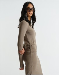Decjuba - Monica LS Midi Dress