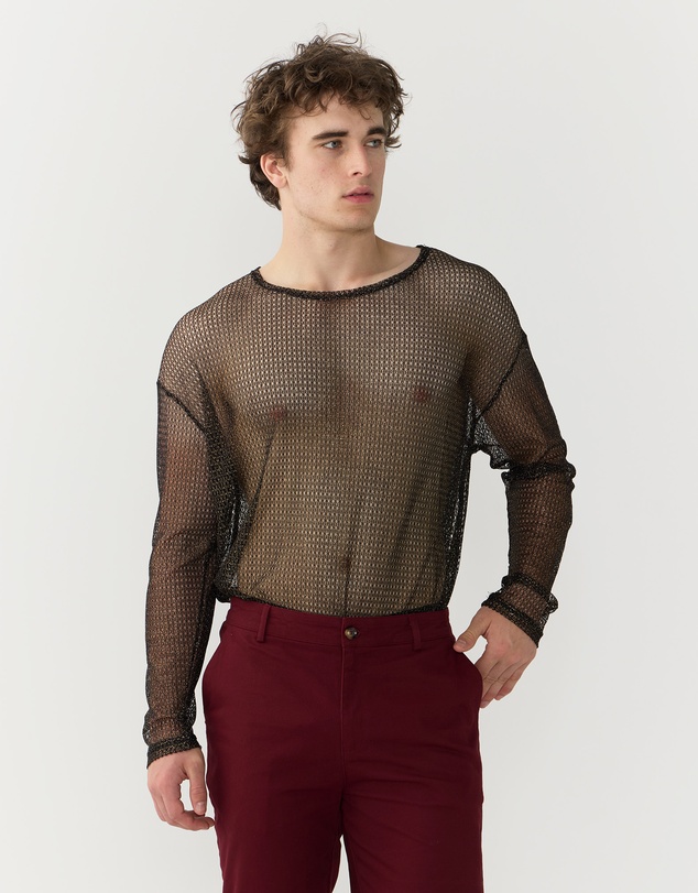 Justin Cassin - Troye Mesh Tee Top