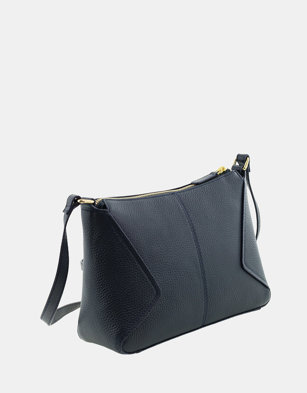 Pierre Cardin - Pierre Cardin Genuine Leather Soft Pebbled Crossbody Bag