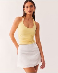 SNDYS - LEXIE TWIST HALTER TANK - ICONIC EXCLUSIVE