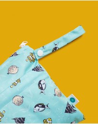 itti bitti - Small Double Pocket Wetbag Pack - Bubbles
