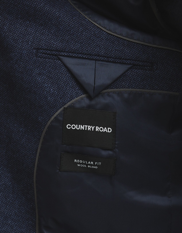 Country Road - Regular Fit Wool Blend Texture Jacket