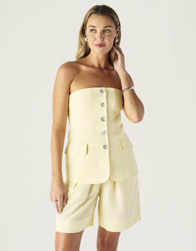 MOS The Label - Monaco Suiting Bustier 