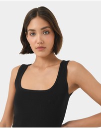 Forcast - Vivi Rib Knit Tank Top