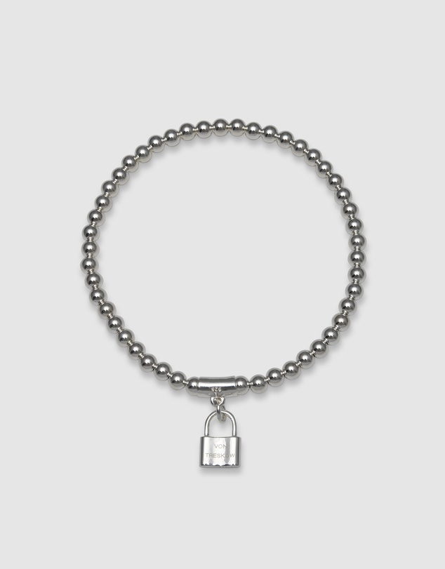 Von Treskow - Von Treskow Padlock Stretchy Bracelet