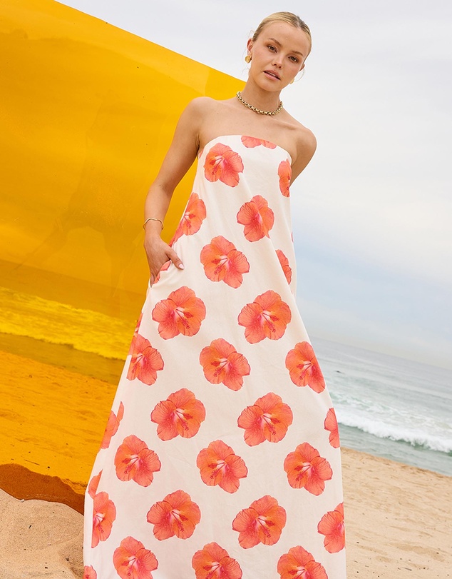 Pasduchas - Brielle Strapless Maxi Dress