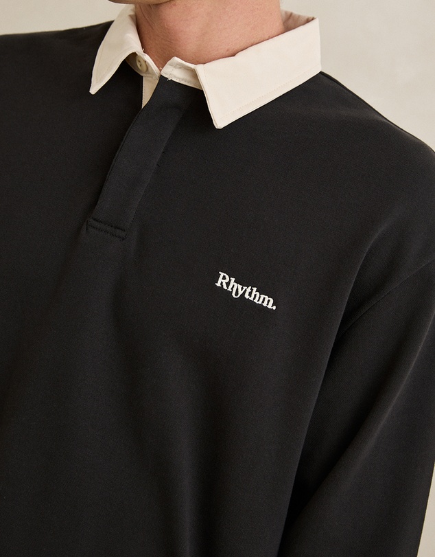 Rhythm - Koa Vintage Rugby LS Polo