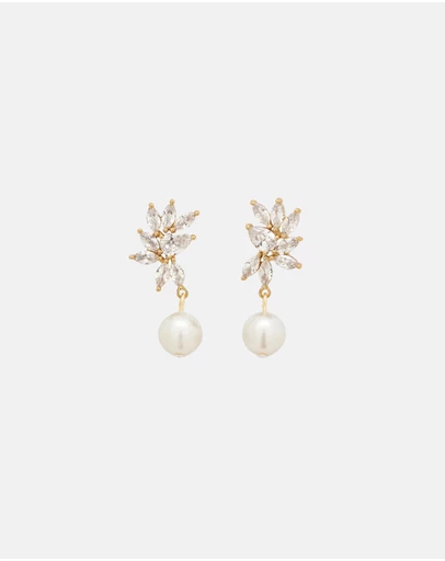 Stephanie Browne - Twilight Pearl Earrings