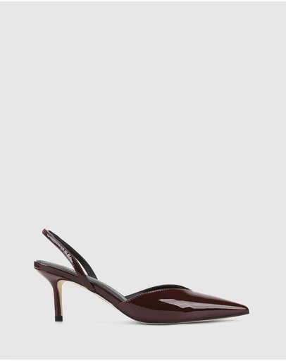 Siren - Yoco Slingback Kitten Heels