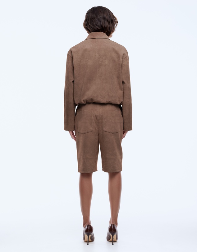 ENA PELLY - Ana Suede Bomber Jacket