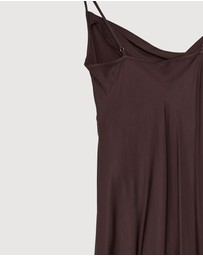 Revibe - Repaired Shona Joy Allegra Lace Panelled Maxi Dress - AU 10