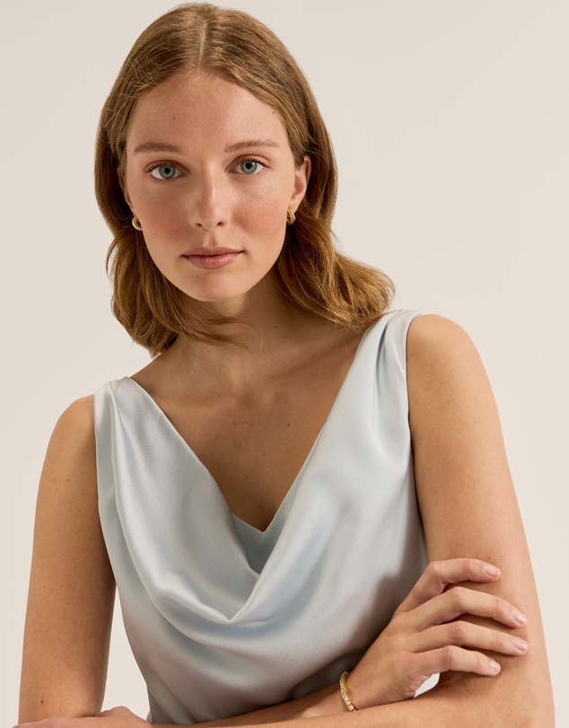 Review - Montague Cowl Neck Dress