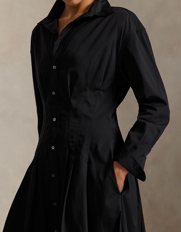 Polo Ralph Lauren - Pleated Cotton Shirtdress
