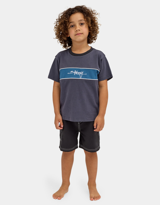 Billabong - Boys 2 to 7 Groms Panel T-Shirt