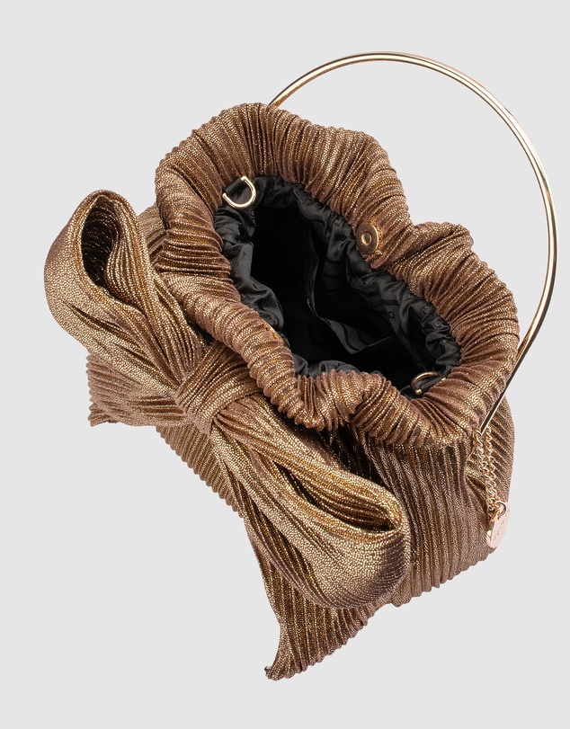 Olga Berg - Elise Pleated Top Handle
