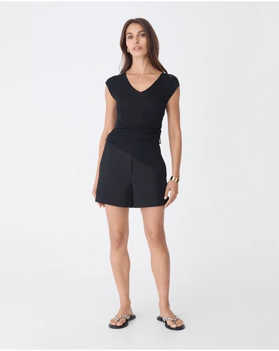 Forcast - Galina Ruched Lyocell Knit