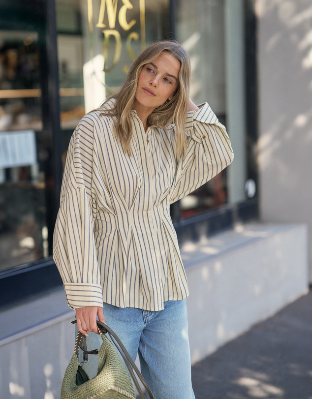 Ceres Life - Ella Pleat Shirt