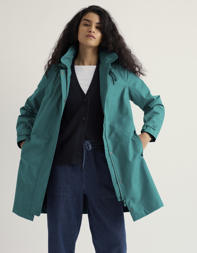 Seasalt - Seasalt Cornwall Green Cloudburst Mac