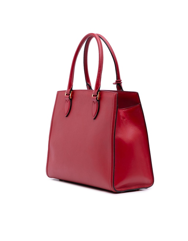 Pre-Loved by Azura Reborn - Pre-Loved Soft Calf Trimmed Saffiano Convertible Tote
