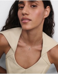 PDPAOLA - Initial 2026 J Silver Pendant Necklace