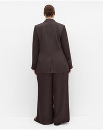 City Chic - Rylie Satin Palazzo Pant