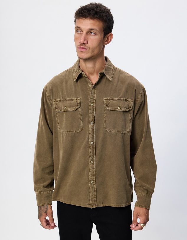 Rolla's - Grid Cord LS Shirt