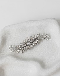 The White Collection - Celine - Crystal Detail Silver Bridal Hair Piece