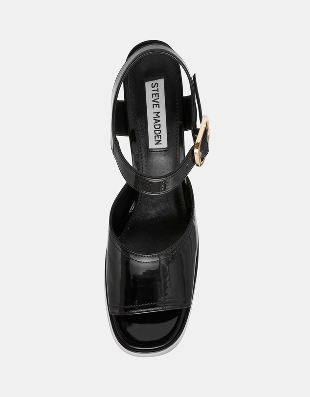 Steve Madden - Soho Black Patent Heels