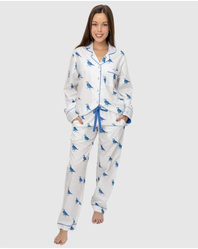 Sant And Abel - Women's Nathan Turner Quail Long PJ Set