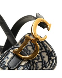 Pre-Loved by Azura Reborn - Pre-Loved Mini Oblique Canvas Saddle Bag