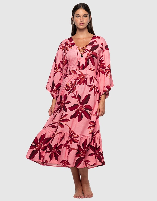 Nip Tuck Swim - Solstice Corrimal One Size Maxi Dress