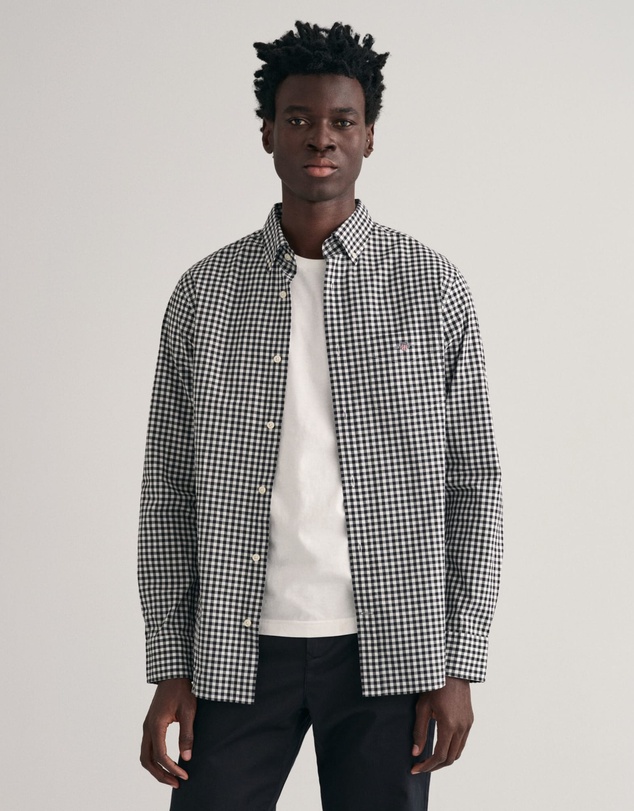 Gant - Regular Fit Gingham Poplin Shirt