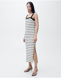 M.N.G - Tena Striped Midi Dress