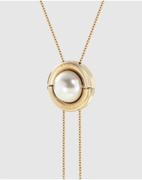 Furla - Miasfera Iconic Pearl Gold-Tone Long Necklace